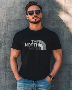 Koszulka męska czarna, t-shirt czarny THE NORTH FACE, dla mężczyzn, M - Koszulki męskie - miniaturka - grafika 1