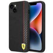 Etui i futerały do telefonów - Ferrari Nakładka do iPhone 14 6,1" FEHCP14SAXBK czarna HC PU Carbon - miniaturka - grafika 1