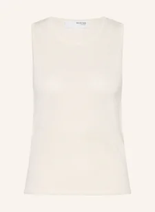 Selected Femme Top Z Dzianiny weiss - Koszulki i topy damskie - miniaturka - grafika 1