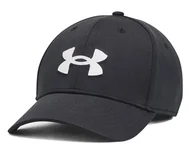 Czapki damskie - Czapka Under Armour z daszkiem BLITZING ADJ męska czarna - miniaturka - grafika 1