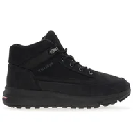 Botki męskie - Buty Tommy Hilfiger Warm Nubuck Hybrid FM0FM05189-BDS - czarne - miniaturka - grafika 1