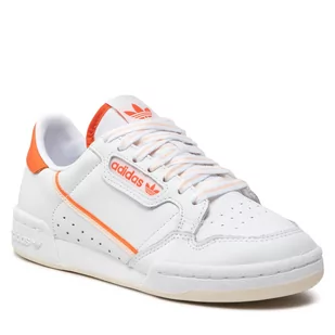 adidas Damskie trampki Continental 80 W, FTWR White Beam Orange Bliss Orange, 8 UK, Ftwr biała wiązka pomarańczowy bliss pomarańczowy, 42 EU - Trampki damskie - miniaturka - grafika 1