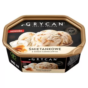 Grycan Lody śmietankowe z sosem karmelowym 900 ml - Lody i desery lodowe - miniaturka - grafika 1