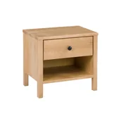 Szafki nocne - Szafka Nocna Prestige Meble Doktór Bejca Biała - miniaturka - grafika 1