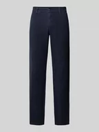 Spodnie męskie - Spodnie lniane o kroju regular fit w jednolitym kolorze model ‘LOU’ - miniaturka - grafika 1
