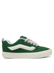 Vans Tenisówki Knu Skool VN000D6ZBR11 Zielony - Trampki damskie - miniaturka - grafika 1