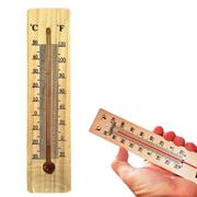 Termometry domowe - TERMOMETR POKOJOWY DREWNIANY WEWNĘTRZNY - miniaturka - grafika 1