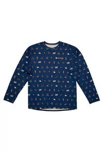 Airblaster Męski T-Shirt Everyday LS Granatowy S - Pozostała odzież narciarska - miniaturka - grafika 1