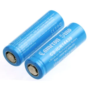 Ogniwa ICR14430 650Ah 2.41Wh Li-Ion 3.7V bez zabezpieczenia zestaw 2 szt (Cameron Sino) - Ładowarki i akumulatory - miniaturka - grafika 1