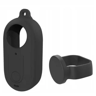 Silikonowa obudowa PULUZ z osłoną obiektywu dla Insta360 GO 3 czarna - Akcesoria do kamer sportowych - miniaturka - grafika 1