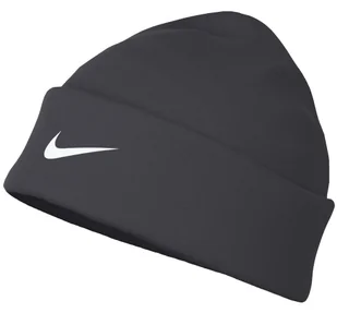 Czapka zimowa NIKE PEAK Dri-Fit Grafitowa Jesienna Lekka - Czapki damskie - miniaturka - grafika 1