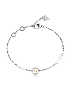 Guess Bransoletka JUBB0464 4JW Srebrny - Bransoletki - miniaturka - grafika 1