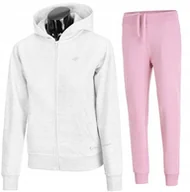 Spodnie sportowe damskie - 4F DAMSKI DRES BAWEĹNA KOMPLET BLUZA SPODNIE / rozm XL - miniaturka - grafika 1