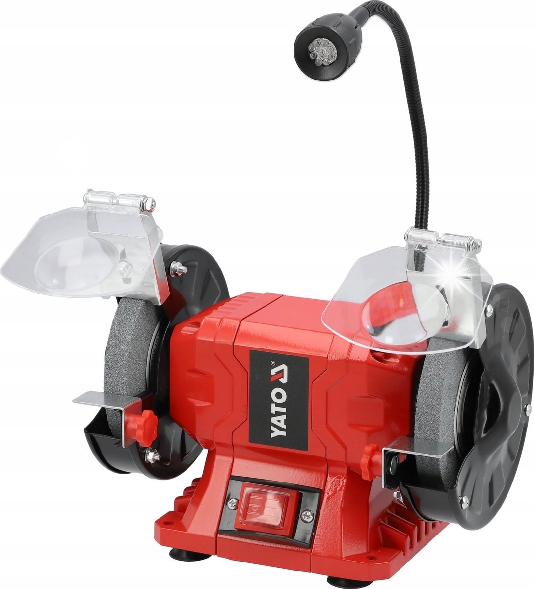 YATO SZLIFIERKA STOŁOWA DWUTARCZOWA DO OSTRZENIA 250W 150x12,7mm PODWÓJNA