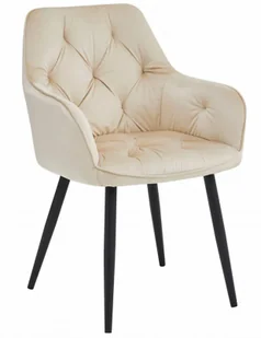 Beżowe stylowe krzesło pikowane T0-Z53 - Krzesła - miniaturka - grafika 1