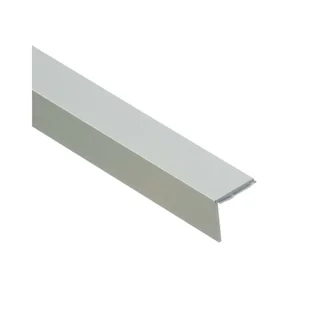 Profil wykończeniowy schodowy aluminium 20 mm / 2.5 m Srebrny Standers - Listwy i profile - miniaturka - grafika 1