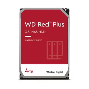 Western Digital western digital Red Plus 4TB SATA 6Gb/s 3.5inch Rpm5400 128MB cache Internal HDD Bulk - Dyski serwerowe - miniaturka - grafika 1