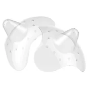 Gryzaki dla dzieci - BABYONO Babyono silikonowe osłonki na piersi Natural Nursing rozmiar S 823 - miniaturka - grafika 1