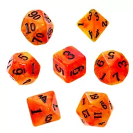 Akcesoria do gier planszowych - Rebel komplet kości RPG - Akrylowe - Zachód Słońca - miniaturka - grafika 1