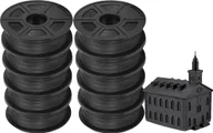 Filamenty i akcesoria do drukarek 3D - Filament do drukarek 3D SUNLU, średnica 1,75 mm, waga 10 kg, PLA PLUS BLACK 10KG - miniaturka - grafika 1