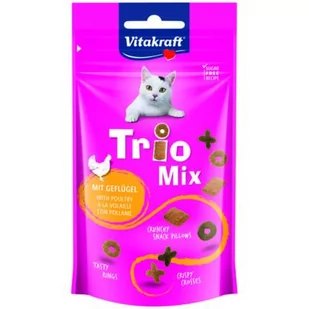 VITAKRAFT KOT 60g TRIO MIX DROBIOWY - Przysmaki dla kotów - miniaturka - grafika 1