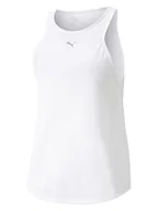 Koszulki sportowe damskie - Puma Top sportowy "Nova Shine Ultrabreathe" w kolorze białym - miniaturka - grafika 1