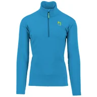 Bluzy sportowe męskie - Męska bluza Karpos Pizzocco Half Zip Rozmiar: XXL / Kolor: jasnoniebieski - miniaturka - grafika 1