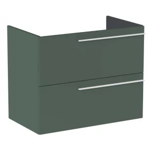ROCA A857770534 ELLA Szafka podumywalkowa 80 cm z 2 szufladami, do kompletacji z blatem Zielony mat - Szafki łazienkowe - miniaturka - grafika 1