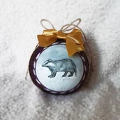 Bombki - Bombka Borsuk - miniaturka - grafika 1