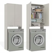 Szafki łazienkowe - Szafka na pralkę Pola DD KASZMIR Beż - miniaturka - grafika 1