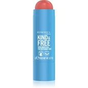 Cienie do powiek - Rimmel London Kind & Free Tinted Multi Stick Róż 5 g Odcień 001 Caramel Dusk - miniaturka - grafika 1