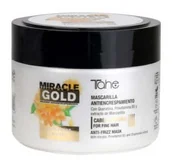 Maski do włosów - Tahe Miracle Gold, wygładzająca maska do włosów cienkich i puszących się, 300ml - miniaturka - grafika 1