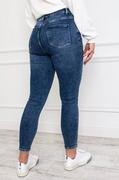 Spodnie damskie - SPODNIE JEANSOWE  SKINNY Z WYSOKIM STANEM- PLUS SIZE - Olika - miniaturka - grafika 1