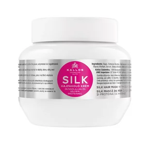Kallos KJMN Maska Silk z jedwabiem regenerująca 275 ml - Maski do włosów - miniaturka - grafika 1