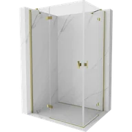Kabiny prysznicowe - Mexen Mist-H Duo kabina prysznicowa uchylna 120 x 85 cm, transparent, złota - 8A5-120L-085P-50-00 - miniaturka - grafika 1