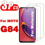 Inne - 3-pak hartowanego szkła ochronnego na ekran do Motorola Moto G84 5G, odporne na zarysowania, antyrefleksyjne, łatwe w instalacji, akcesorium do - miniaturka - grafika 1