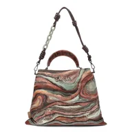 Torebki damskie - Brązowa Torebka Anekke Stylowy Kuferek Damski - miniaturka - grafika 1