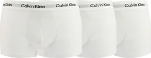 Calvin Klein -BRANDS - Bielizna - Bokserki - U2664G-100-TRIPACK - Mężczyźni - Biały - M - Majtki męskie - miniaturka - grafika 1