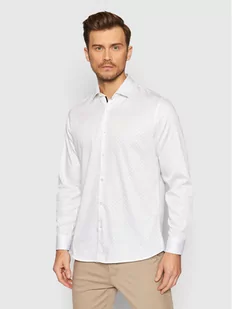 Selected Homme Koszula Flex Park 16077346 Biały Slim Fit - Koszule męskie - miniaturka - grafika 1
