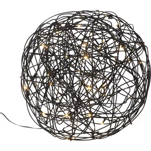 Ogrodowa dekoracja świetlna LED ze stali nierdzewnej Star Trading Dark Trassel, ø 30 cm - Dekoracje domu - miniaturka - grafika 1