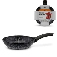 Patelnie - Mała PATELNIA INDUKCJA MARMUROWA patelnia NA GAZ NIEPRZYWIERAJĄCA 20 cm Siro Silver Konighoffer - miniaturka - grafika 1