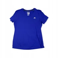Koszulki i topy damskie - Koszulka t-shirt damski granatowy ADIDAS XL - miniaturka - grafika 1