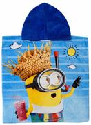 Okrycia kąpielowe dla dzieci - MINIONKI ponczo poncho ręcznik kąpielowy bawełna - miniaturka - grafika 1