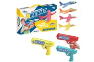 Zabawki militarne - Pistolet z wyrzutnią samolotów LED Mix kolorów YXY955-8A - miniaturka - grafika 1