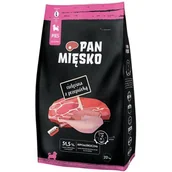 Sucha karma dla psów - Pan Mięsko dla Szczeniąt Cielęcina z Przepiórką L 20kg - miniaturka - grafika 1