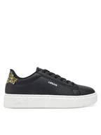 Buty dla dziewczynek - Levi's® Sneakersy Evelyn VEVE0002S Czarny - miniaturka - grafika 1