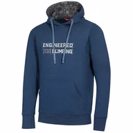 Bluzy sportowe męskie - Męska bluza Ocún Hoodie Men Rozmiar: M / Kolor: niebieski - miniaturka - grafika 1