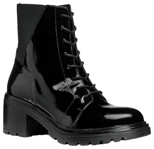 Geox D Damiana C, Botki Damskie, Czarny, 37.5 EU - Botki damskie - miniaturka - grafika 1