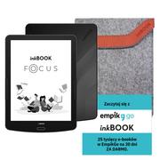 Etui do czytników e-book - Zestaw Czytnik E-booków inkBOOK FOCUS BLACK + Etui + Kod Empik Go 30 dni - miniaturka - grafika 1