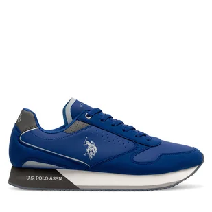 Sneakersy U.S. Polo Assn. NOBIL003M/4HY8 Niebieski - Sneakersy męskie - miniaturka - grafika 1